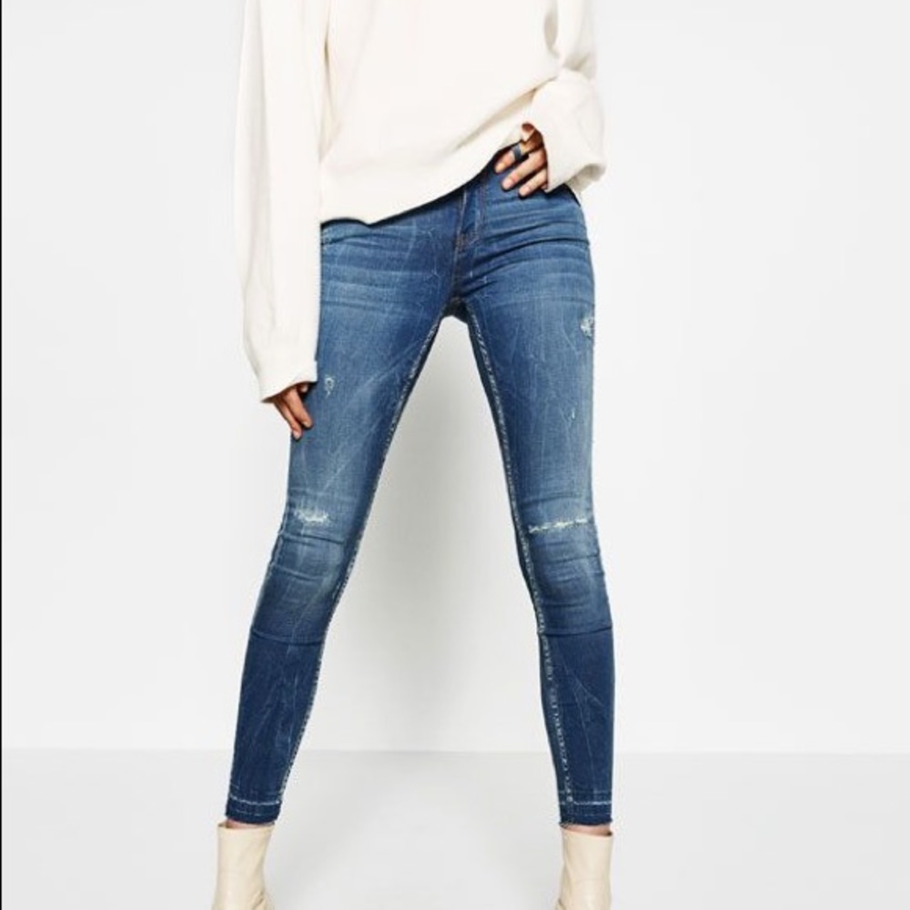 ZARA NWT The Skinny premium denim
